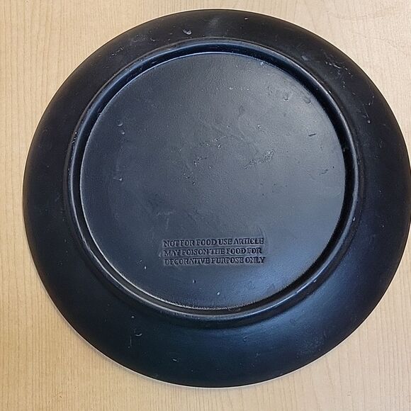 Benson Mills Set 2 Cork Backed Hard Placemats Wine & Cheese Theme + Plate - Picture 4 of 8